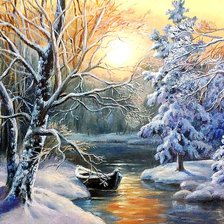 Схема вышивки «Зимняя сказка»