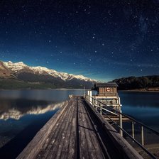 Схема вышивки «Озеро»