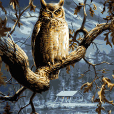 Схема вышивки «Ночной страж»