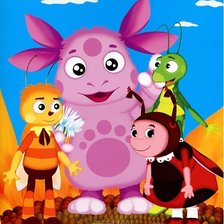 Схема вышивки «лунтик»