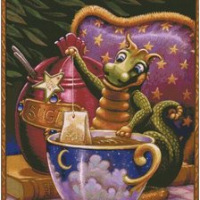 Схема вышивки «чай»