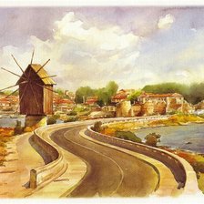 Схема вышивки «Несебр. Болгария»