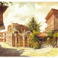 Схема вышивки «Несебр. Болгария 2»