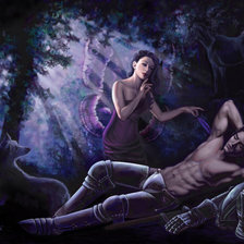 Схема вышивки «Фея снов»