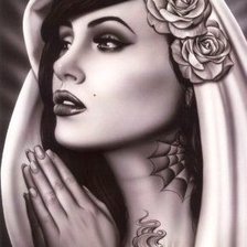 Схема вышивки «Молитва»