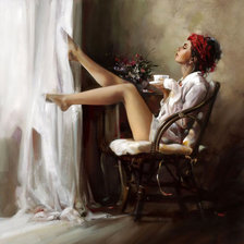 Схема вышивки «RON DI SCENZA. ЗАВТРАК»