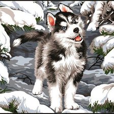 Схема вышивки «милые малыши»