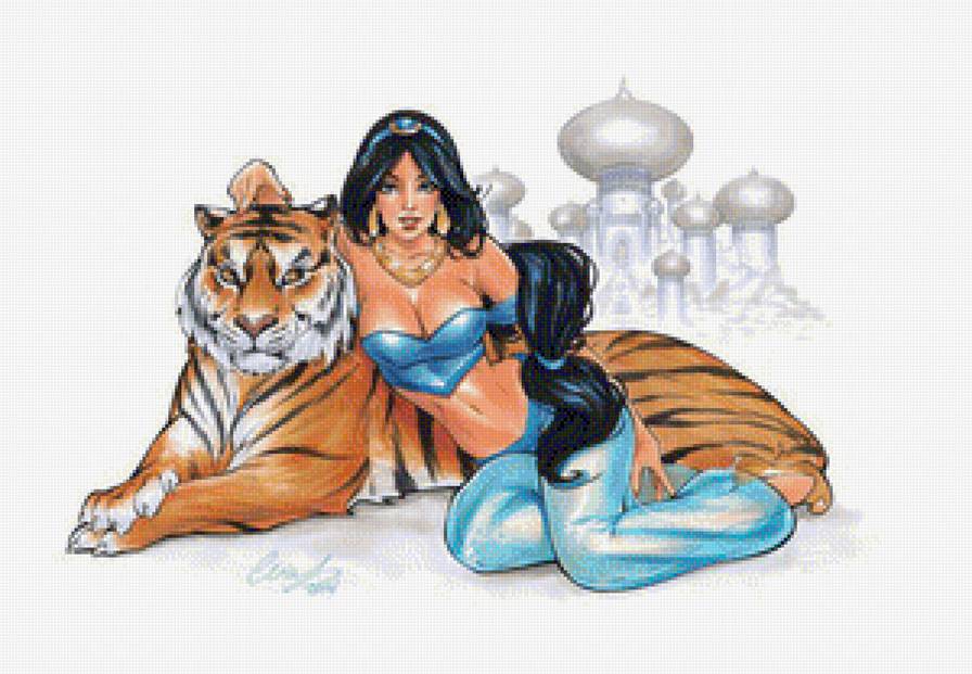 Принцесса Жасмин - мульт, мультфильм - предпросмотр