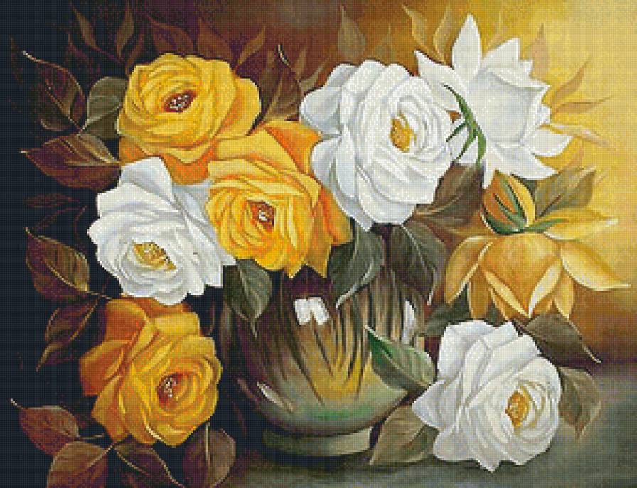 Розы - роза, цветы, цветок, букет - предпросмотр