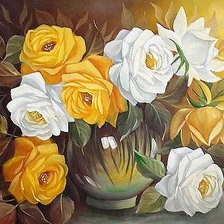 Схема вышивки «Розы»