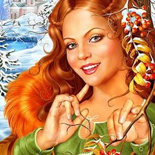 Схема вышивки «Зима»