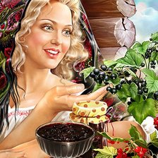 Схема вышивки «Смородинка»