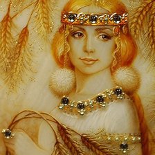 Схема вышивки «девушка. по Беловодовой»