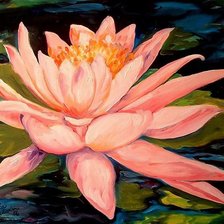 Схема вышивки «лилия»