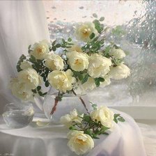 Схема вышивки «розы»