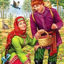 Схема вышивки «В лес по ягоды»