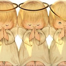 Схема вышивки «ангелы»