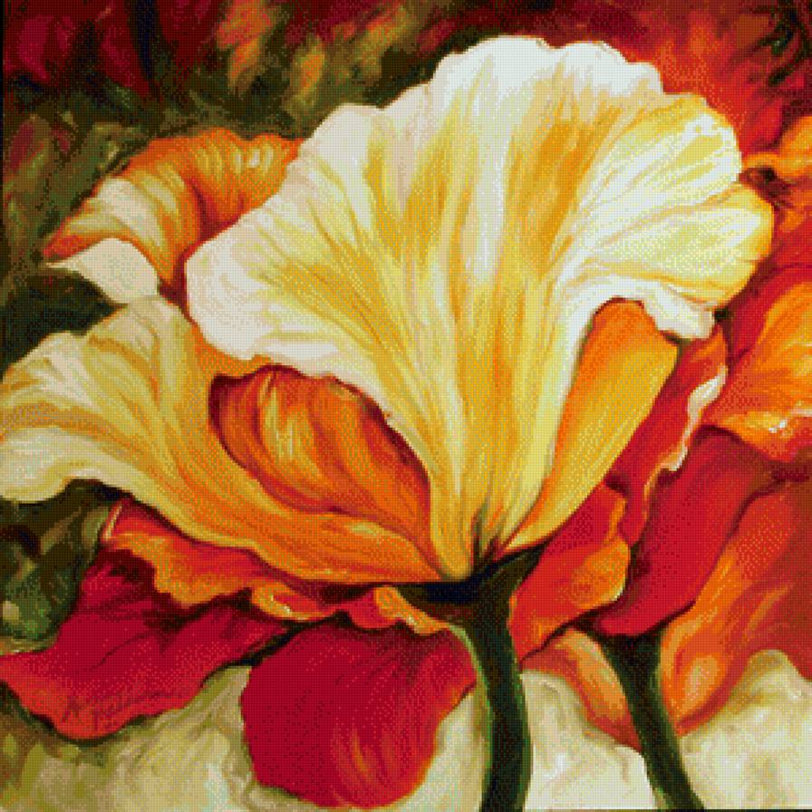 маки - маки, весна, природа, лето, панно, цветы, живопись, картины - предпросмотр