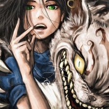 Схема вышивки «под охраной»