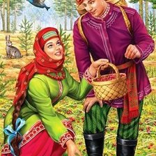 Схема вышивки «В лес по ягоды»