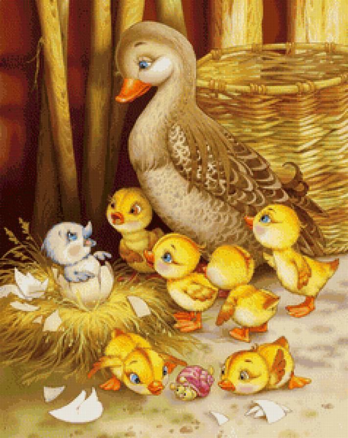 По мотивам сказок... Гадкий утенок - сказки, птицы - предпросмотр