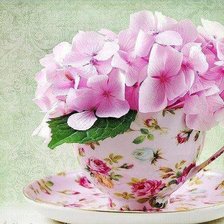 Схема вышивки «Цветочная чашка»