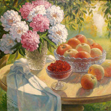 Схема вышивки «сад»