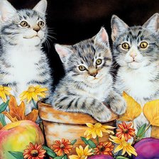 Схема вышивки «три богатыря»