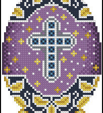 Схема вышивки «яйцо фаберже»