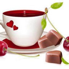 Схема вышивки «Чашка чая»