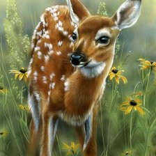 Схема вышивки «бемби»