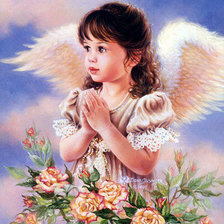 Схема вышивки «молитва»