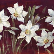 Схема вышивки «Нарциссы»