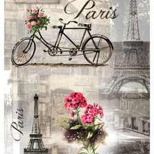 Схема вышивки «париж»