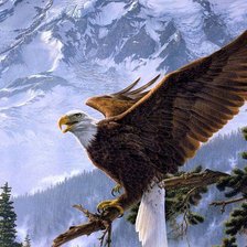 Схема вышивки «ОРЁЛ»