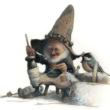 Схема вышивки «Эльф-ткач»