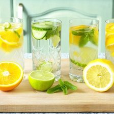 Схема вышивки «летние напитки»