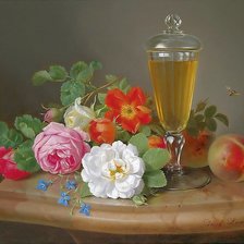 Схема вышивки «Букет в вазе»