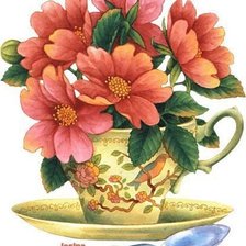 Схема вышивки «милый букетик»