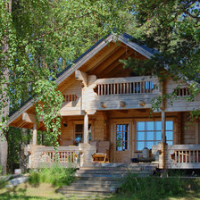 Схема вышивки «дом»