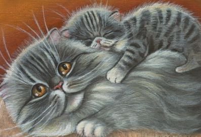 сладкий сон - котята, кот, коты, котенок - оригинал