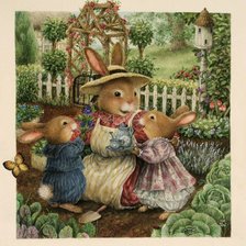 Схема вышивки «Семья»