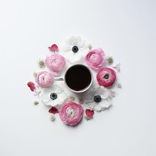 Схема вышивки «Кофе»