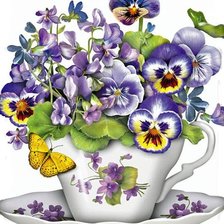 Схема вышивки «натюрморт для кухни»