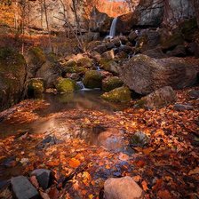 Схема вышивки «горный ручей»