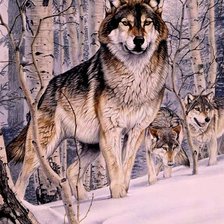 Схема вышивки «Вожак»