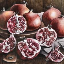 Схема вышивки «Гранат»