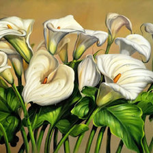 Схема вышивки «Каллы»