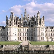 Схема вышивки «Замок Шато де Шамбор»