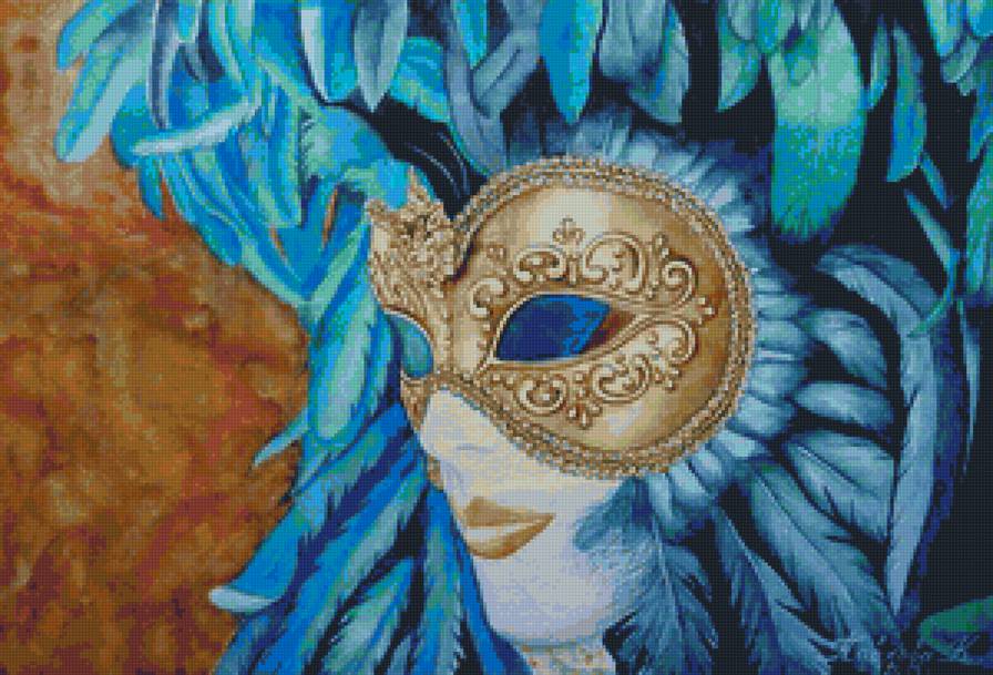 Венецианская маска - девушка, карнавал, люди, дама, венеция, маска - предпросмотр